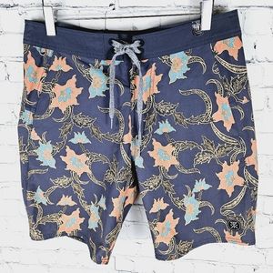 ROARK | The Passage Series Batavia Batik board swim bathing suit shorts